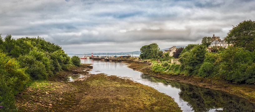 Serene Harbour at Dusk near Buncrana, Ireland by Luc V. de Zeeuw