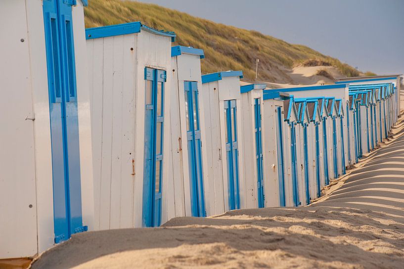 Strandhuisjes Texel van Margreet Frowijn