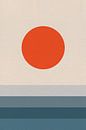 Sonne, Mond, Ozean. Ikigai. Abstrakte minimalistische Zen-Kunst XV von Dina Dankers Miniaturansicht