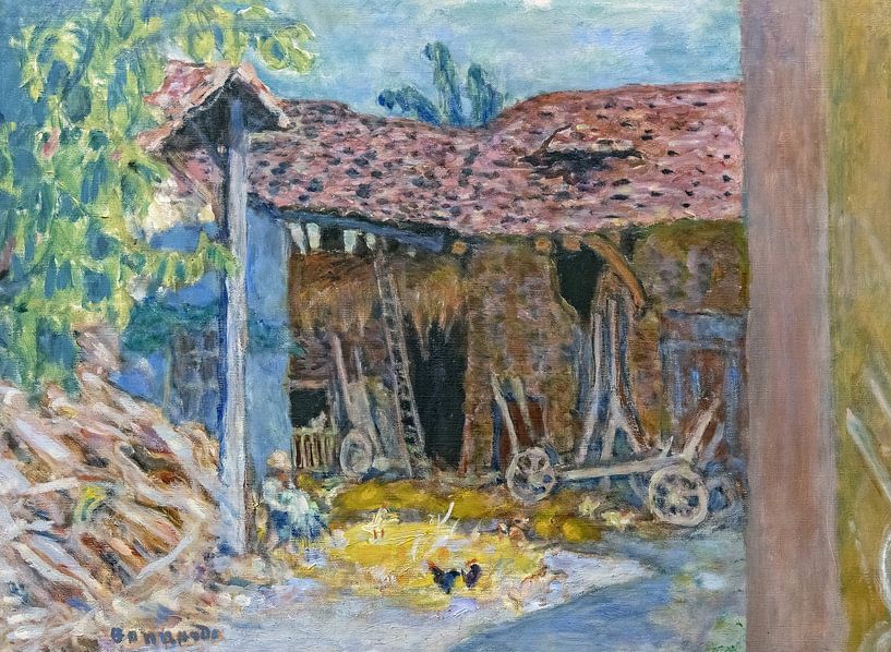 La grange - Pierre Bonnard - 1919 by Wonderful Art