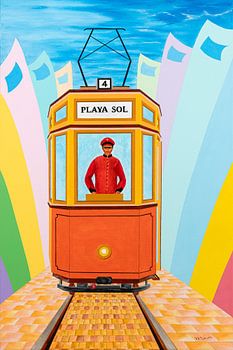 Straßenbahn frontal