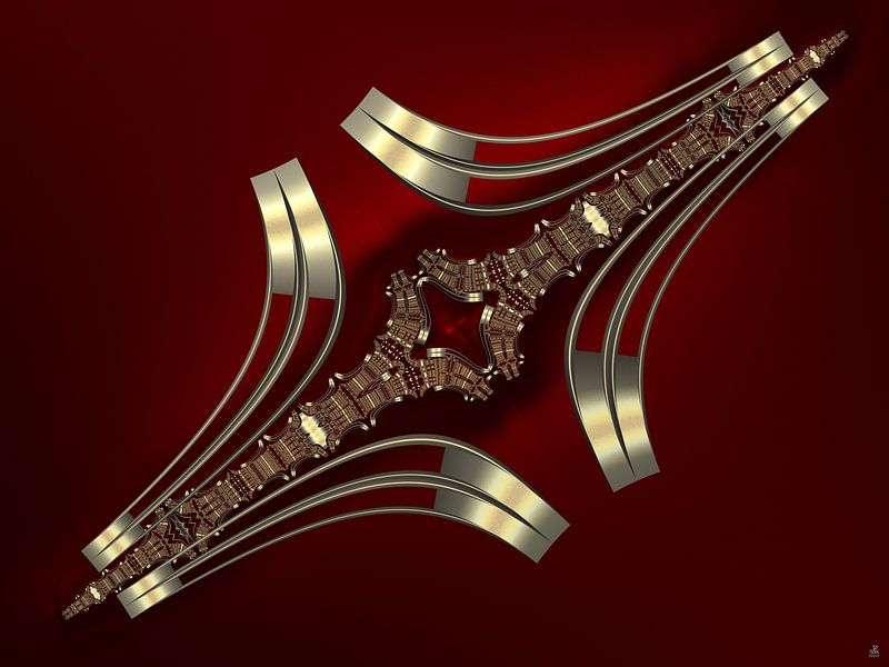 Art Deco Jewellery - Fractal by Petra Köhler