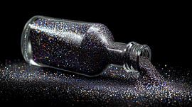Glitzer in einer Panoramaflasche von TheXclusive Art