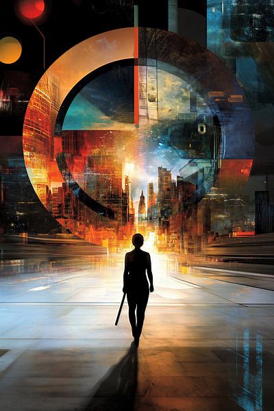 Een grenzeloze droom van het onmogelijke van fernlichtsicht