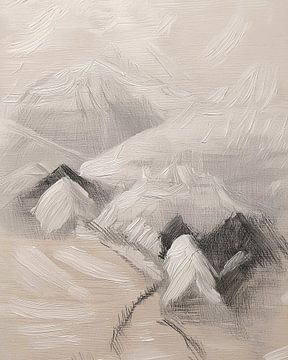 Japandi Series Yama - 1 by Studio Pieternel