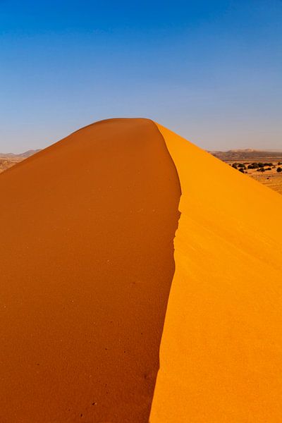 Erg Chebbi, zandduin bij zonsondergang, Marokko van Markus Lange