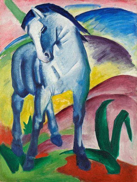 Blaues Pferd I, Franz Marc von Meesterlijcke Meesters