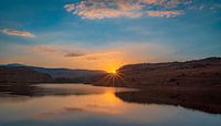 Sunset in the mountains