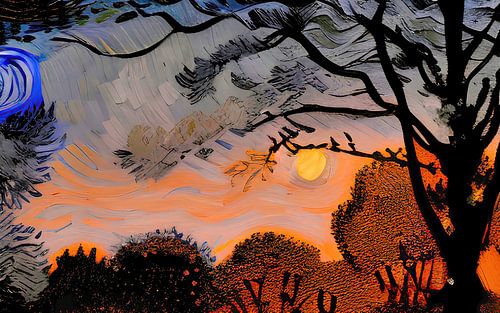 Paysage d'Oosterhout sur appie bonis