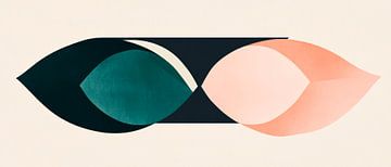 Colours of harmony - Abstract eyes by Poster Art Shop