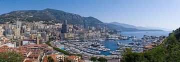 Monaco - panorama view in hoge resolutie. van Ralph Rozema