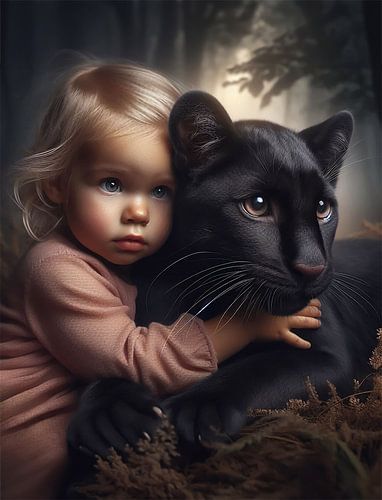 Vriendschap tussen mens en dier