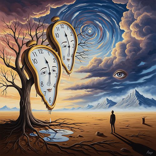 Illusions de rêve - Peinture d'art surréaliste