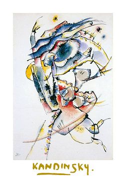 Abstracte compositie van Wassily Kandinsky van Peter Balan