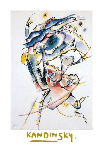 Abstracte compositie van Wassily Kandinsky
