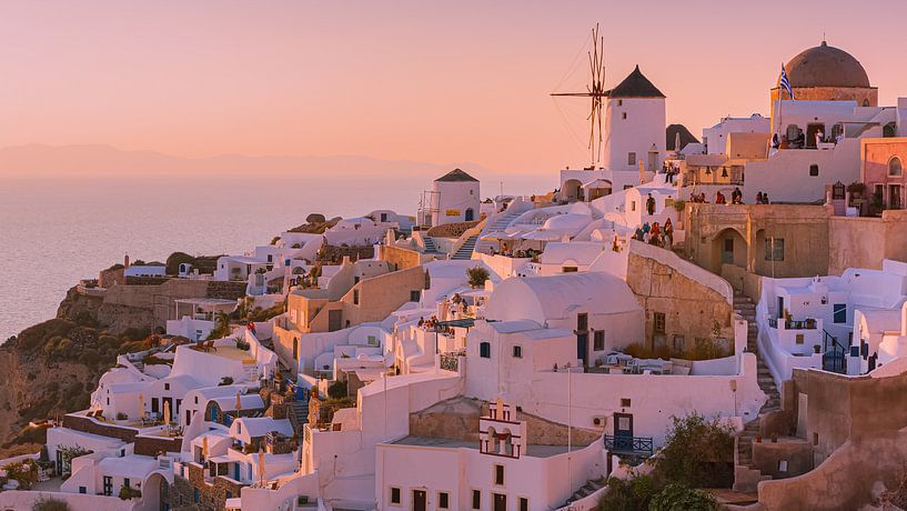 Sunset Oia, Santorini, by Henk Meijer Photography