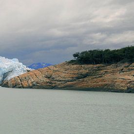 Vue latérale de Perito Moreno sur Roelof de Vries