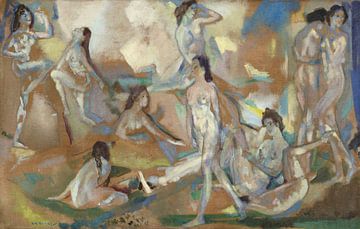 Arthur Bowen Davies,Air, light and wave