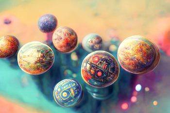 Alien-Fantasie, psychedelische Träume und fliegende Bohrinseln