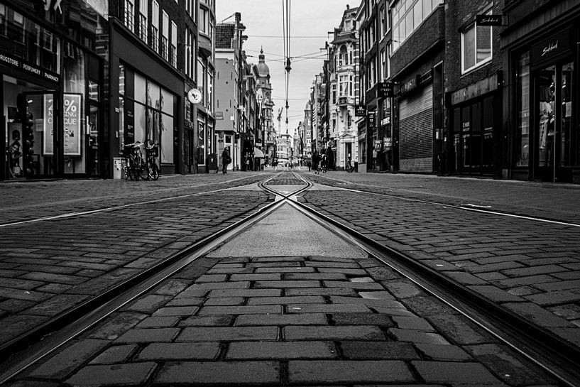 Leidsestraat (3 zwart-wit) van By Odessa DC