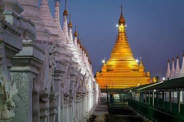 De gouden pagodes van Mandalay van Roland Brack