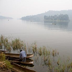 Stilte op het meer sur Jim van Iterson