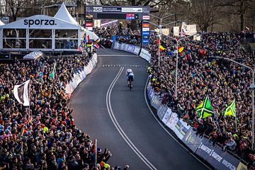 Mathieu van der Poel cyclocross world champion 2023 by Leon van Bon