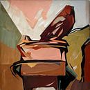 Het Puttertje in abstracte versie van Joyce de Jong thumbnail