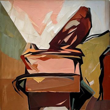 Het Puttertje in abstracte versie van Joyce de Jong