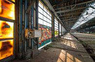Verlassene Urbex-Fabrik, Stadterkundung mit Graffiti von Ger Beekes Miniaturansicht