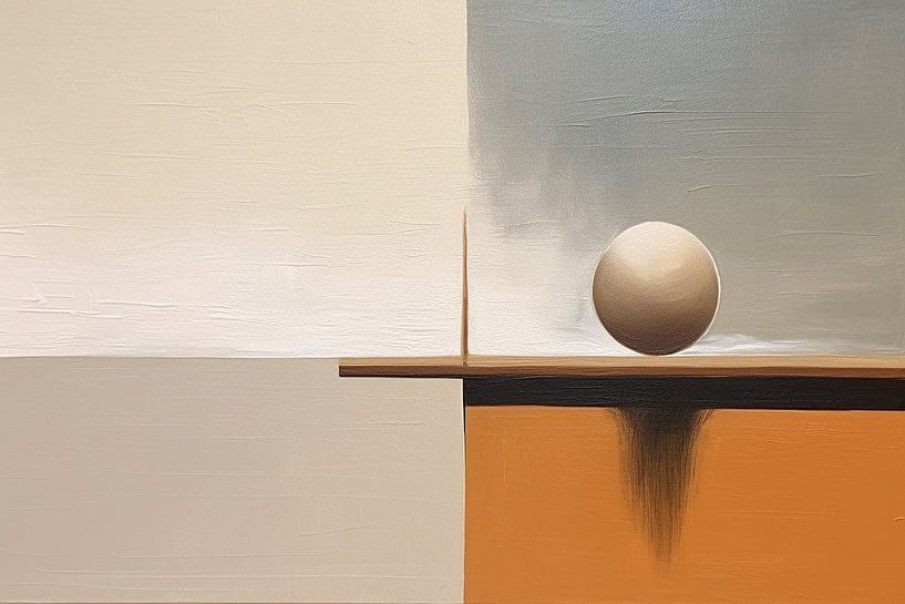 Taupe by ARTEO Paintings
