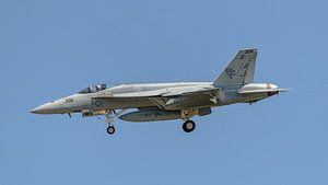 U.S. Navy Boeing F/A-18E Super Hornet der VFA-87 Golden Warriors.