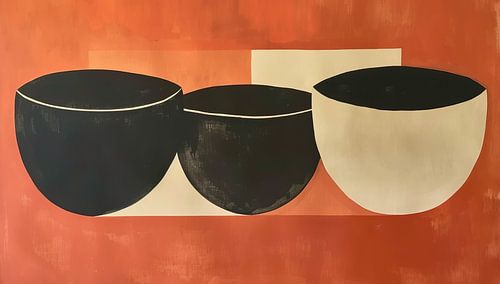 Oeuvre abstraite colorée