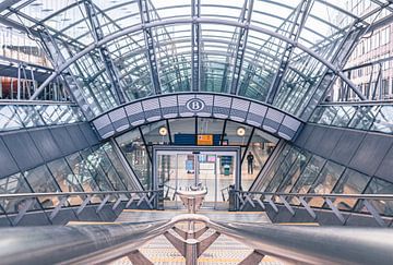 Ingang Station Brussel-Luxemburg | city photography van Daan Duvillier | Dsquared Photography