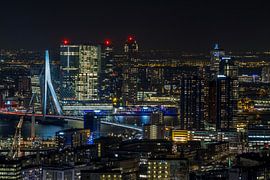 The skyline of Rotterdam by MS Fotografie | Marc van der Stelt