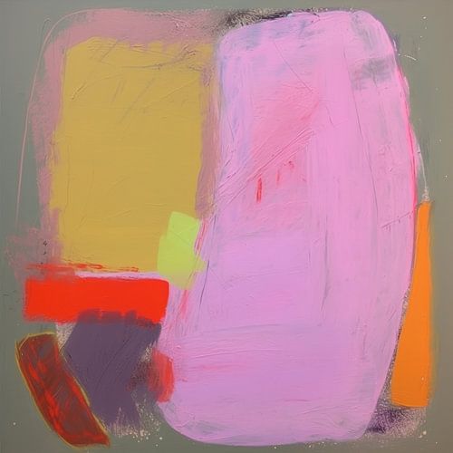 Colourful modern abstract by Studio Allee