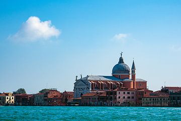 Gezicht op de kerk Il Redentore in Venetië, Italië