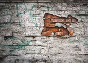 Oude muur (in Doel België) van Nicky Kapel thumbnail