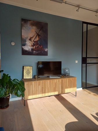 Christus im Sturm auf dem See von Galiläa, Rembrandt vom Rhein