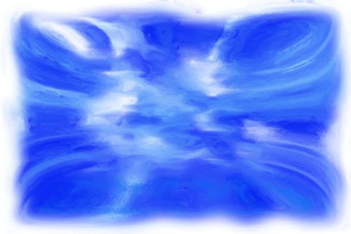 Blauw abstract