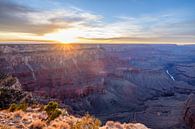 Sonnenuntergang Grand Canyon, USA von Lidewij Olive Miniaturansicht