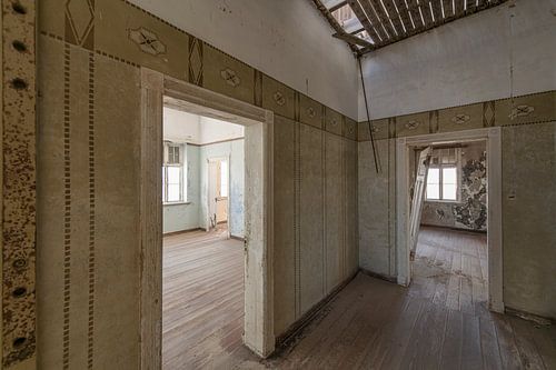 Ansicht eines verlassenen Gebäudes