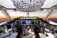 Boeing 787 Cockpit während des Fluges - 1 von Jeffrey Schaefer Miniaturansicht
