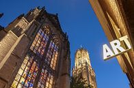 La cathédrale d'Utrecht par une belle soirée par Juriaan Wossink Aperçu