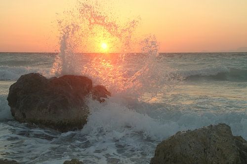 As the sun sets......