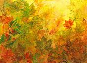 Abstraktes Herbstlaub von Karen Kaspar Miniaturansicht