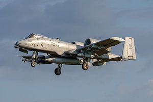 Landung der Fairchild Republic A-10 Thunderbolt II.
