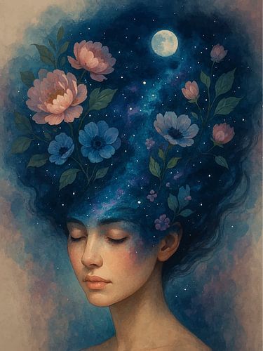 Celestial Bloom - Le jardin cosmique des rêves