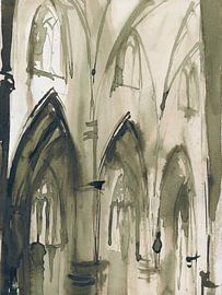 Kathedraal 2 van Retrotimes