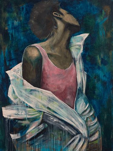 Mädchen in Bewegung (Female Movement #6) von Lucienne van Leijen